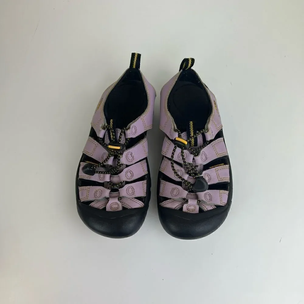 KEEN Newport H2 Girls Size 2 Waterproof Sports Sandals Purple Heart